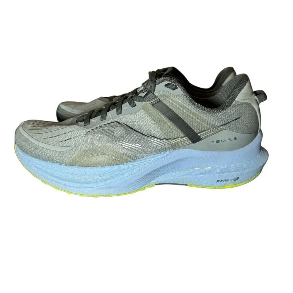 Saucony Women’s Tempus Fossil Ether Running Shoes Size 11.5 W Grey